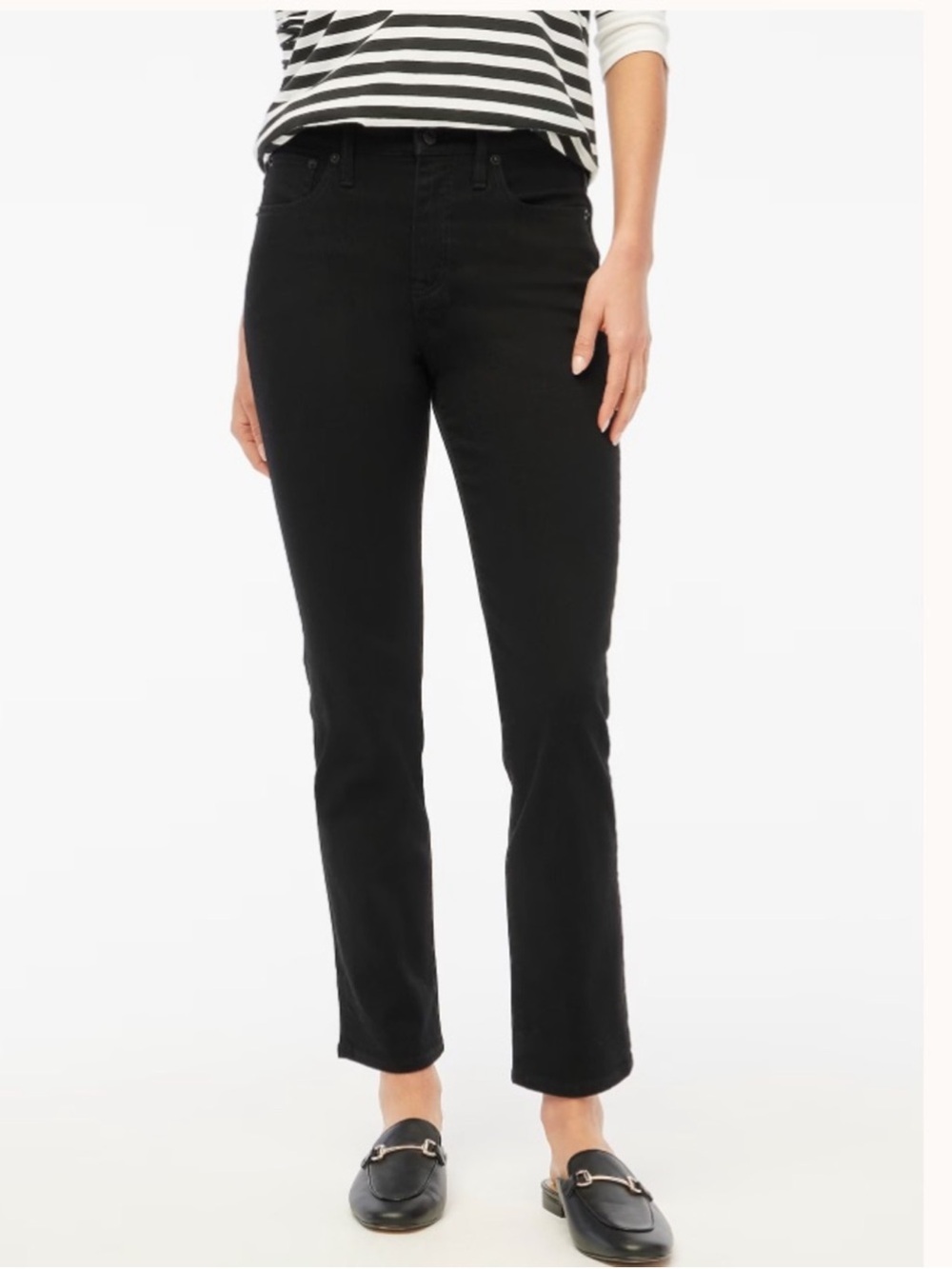 J. Crew Classic Black Women's Straight-Leg Jeans